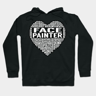 Face Painter Heart Hoodie